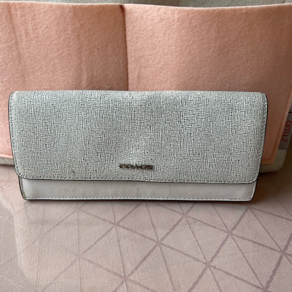 Slim Coach leather wallet